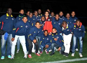 La Fundación del Atlético acoge la visita de 17 futbolistas de Buenaventura